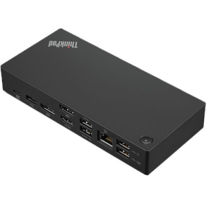 Док-станция Lenovo ThinkPad USB-C Dock Gen 2 40AS0090US 90W, 1xHDMI, 2xDisplayPort, 1xUSB Type-C, 3x...