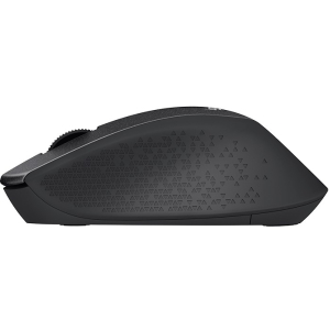 Мышь Logitech M330 Silent Plus, 3 Buttons, 1000dpi, беспроводная, Black