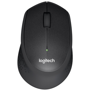 Мышь Logitech M330 Silent Plus, 3 Buttons, 1000dpi, беспроводная, Black