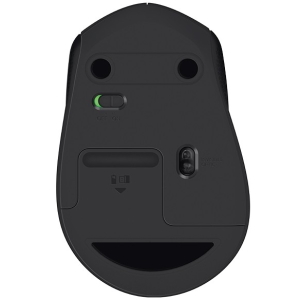 Мышь Logitech M330 Silent Plus, 3 Buttons, 1000dpi, беспроводная, Black