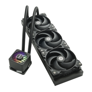 Водяное охлаждение Enermax LIQMAXFLO SR 360mm ARGB AIO CPU Liquid Cooler, ELC-LMF360-SF, 3x VRM 120m...