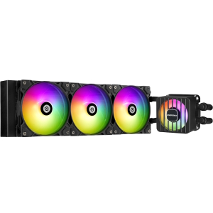 Водяное охлаждение Enermax LIQMAXFLO 360mm ARGB AIO CPU Liquid Cooler, ELC-LMF360T-ARGB, 3x ARGB VRM...