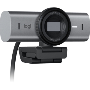 Веб камера Logitech MX BRIO 4K, Ultra HD, 4096x2160, 8.5MPx, 60-30fps, RightLight 5, HDR, 90°, 4x Zo...