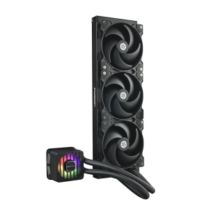 Водяное охлаждение Enermax LIQMAXFLO SR 360mm ARGB AIO CPU Liquid Cooler, ELC-LMF360-SF, 3x VRM 120m...