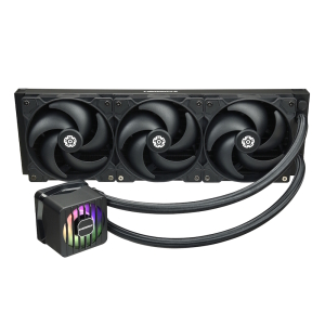 Водяное охлаждение Enermax LIQMAXFLO SR 360mm ARGB AIO CPU Liquid Cooler, ELC-LMF360-SF, 3x VRM 120m...