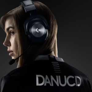 Наушники беспроводные Logitech G Pro X Lightspeed, накладные, съемный микрофон, DTS Headphone:X 2.0,...