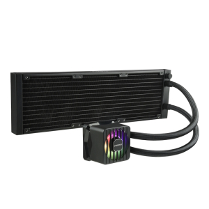 Водяное охлаждение Enermax LIQMAXFLO SR 360mm ARGB AIO CPU Liquid Cooler, ELC-LMF360-SF, 3x VRM 120m...