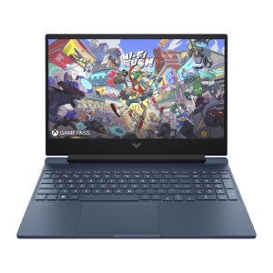 Ноутбук HP Victus 15-fa0033dx 9T9R8UA#ABA Intel Core i5-12450H (1.50-4.40GHz), 8GB DDR4, 512GB SSD, NVIDIA RTX 3050 4GB GDDR6, 15.6"FHD (1920x1080) 144Hz IPS, WiFi ax, BT 5.3, HD WC, CR, Win 11 Home, Backlit Русская клавиатура, Performance Blue