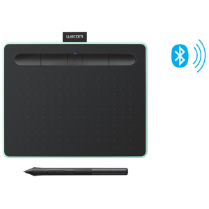 Цифровой графический планшет Wacom Intuos Small CTL4100WLE0, A6, USB, Bluetooth, 4096 Pressure Level...