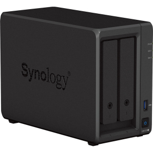 Сетевой накопитель (NAS) Synology DiskStation DS723+ AMD Ryzen R1600 (2.60-3.10GHz), 2GB DDR4, 2x3.5...