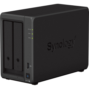 Сетевой накопитель (NAS) Synology DiskStation DS723+ AMD Ryzen R1600 (2.60-3.10GHz), 2GB DDR4, 2x3.5...