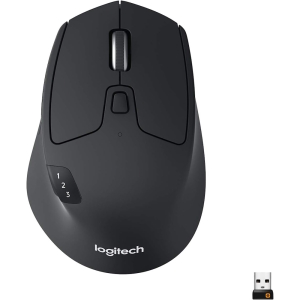 Мышь Logitech Precision Pro M720 Triathlon, Multi-Device, 8 Buttons, 1000dpi, беспроводная Bluetooth...